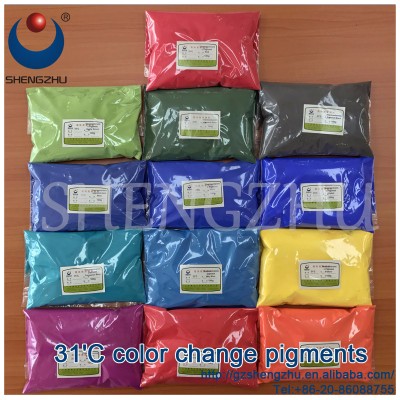 31Degree Temperature Heat Sensitive Color Change Thermochromic Pigment Powder