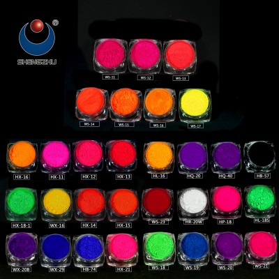 Neon Powder Paint Neon Pigments Fluorescent UV Color for Resin Soap Making