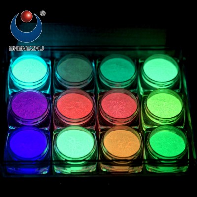 Photoluminescent Glow in the Dark Pigment Powder for Gel Nail Polish