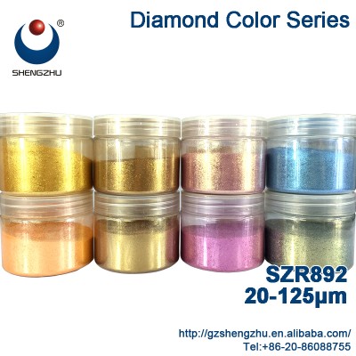 Micro size synthetic diamond dust powder pigment