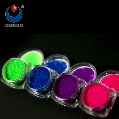 Shengzhu neon pigment UV change powder for cosmetic resin