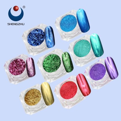 Sheng Zhu Solvent Resistance Aluminum Foil Pigment Platinum Powder for Nail