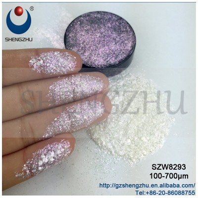 High quality iodine rainbow crystal pigment powder for makeup lipgloss resin car paint