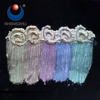 Shengzhu Iridescent Interference Colorshift Pearl Pigment for Cosmetics, Resin Epoxy, Soap Making